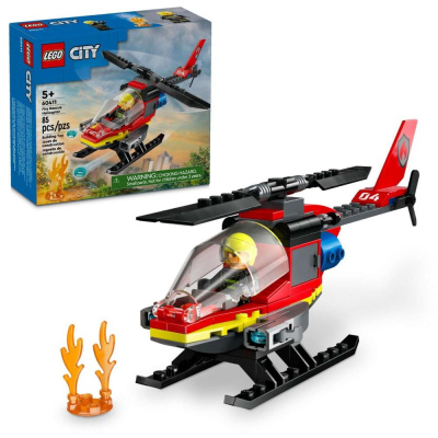 Конструктор Lego City 60411 Пожарно-спасательный вертолет 01